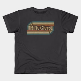 Biffy Clyro Vintage Stripes Kids T-Shirt